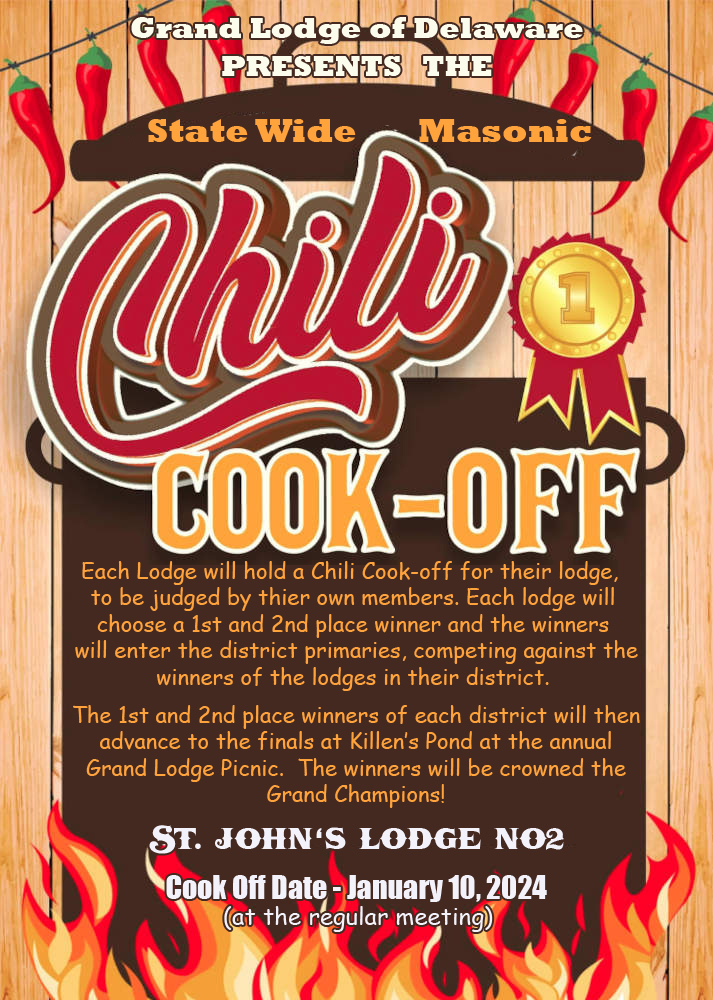 2024 Grand Lodge Chili Cook-Off