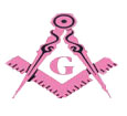 Pink Square Compass