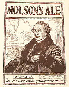 Advertisment for Molson Ale